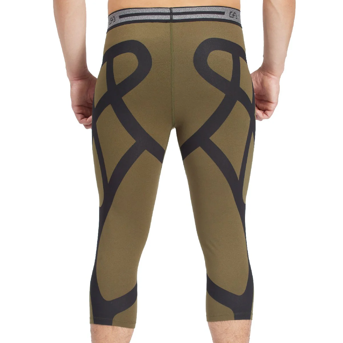 Compression Warrior Cropped Leggings for Men - Image 8