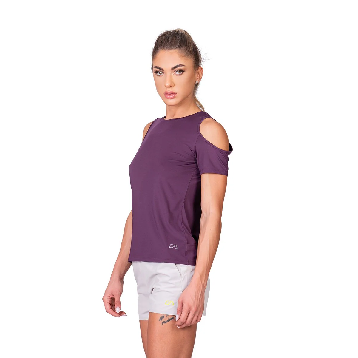 Athleisure Cold shoulder Fashion T-Shirt for Women - Image 17
