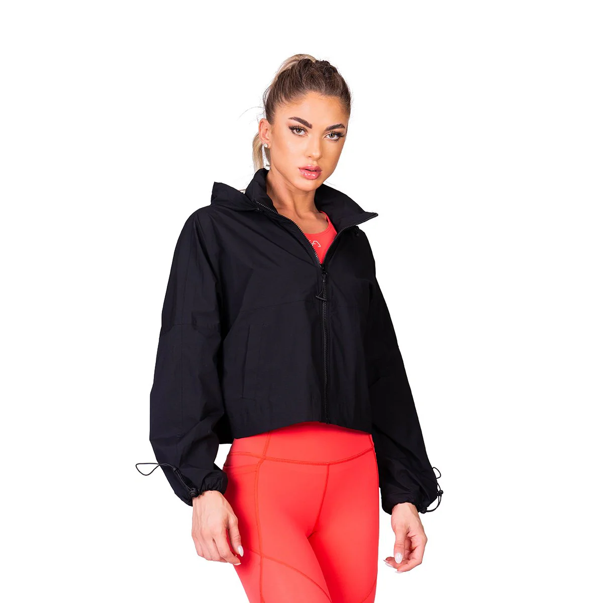 Athleisure Bat Sleeve Jacket for Women - Image 3