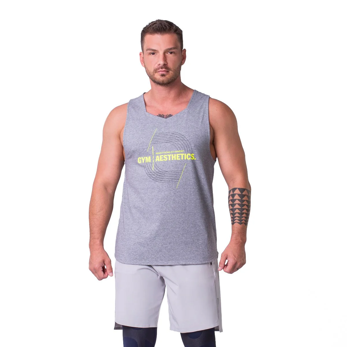 Essential Coolever Cotton Touch Gym Stringer for Men