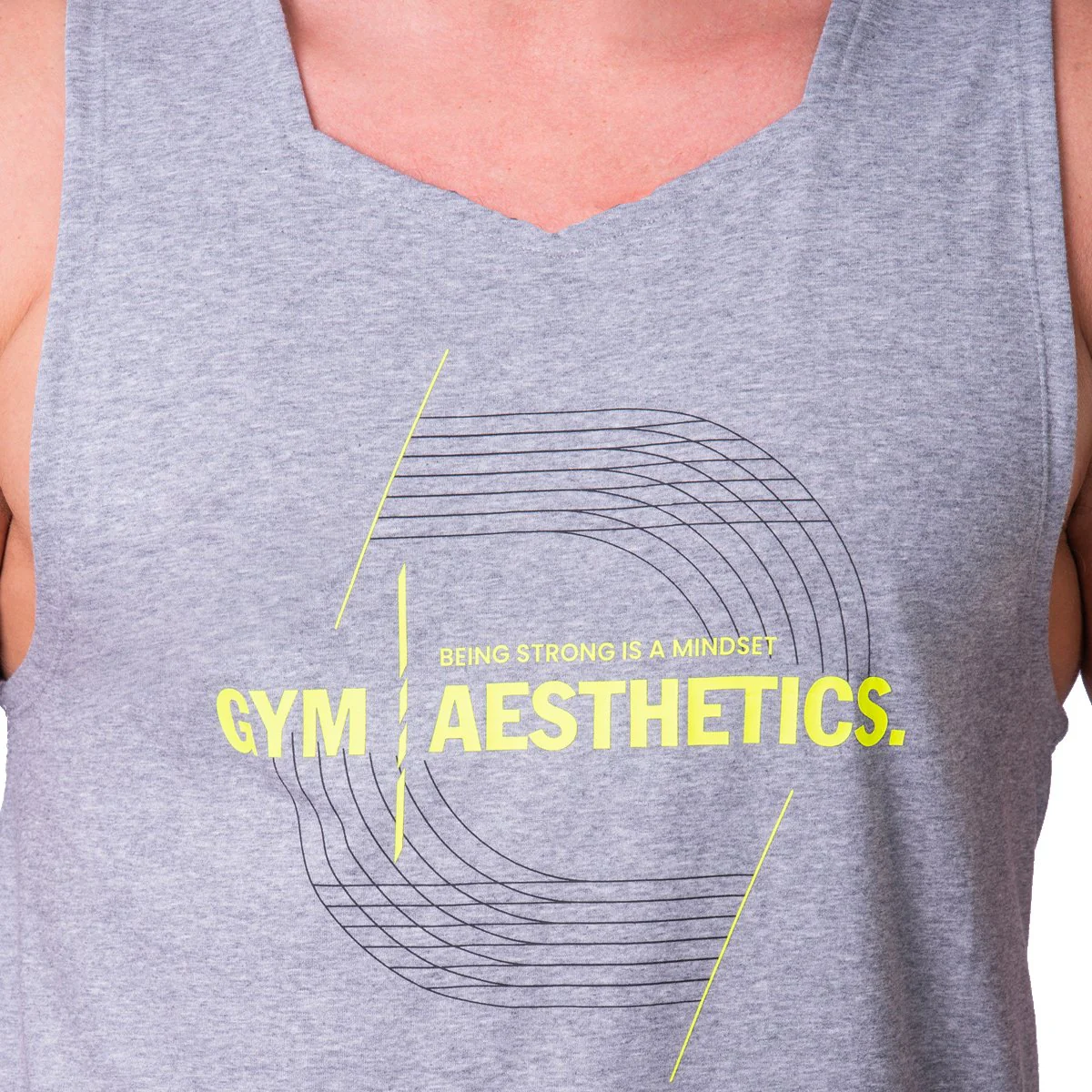 Essential Coolever Cotton Touch Gym Stringer for Men - Image 5
