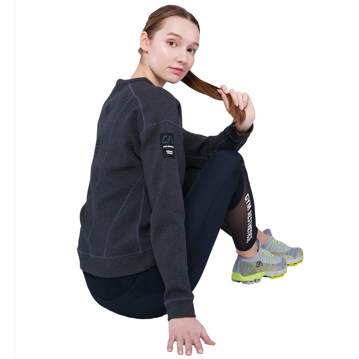 Athleisure Reversible Sweatshirt Pique for Women - Image 36