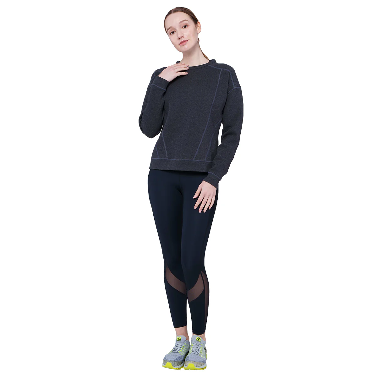 Athleisure Reversible Sweatshirt Pique for Women - Image 37