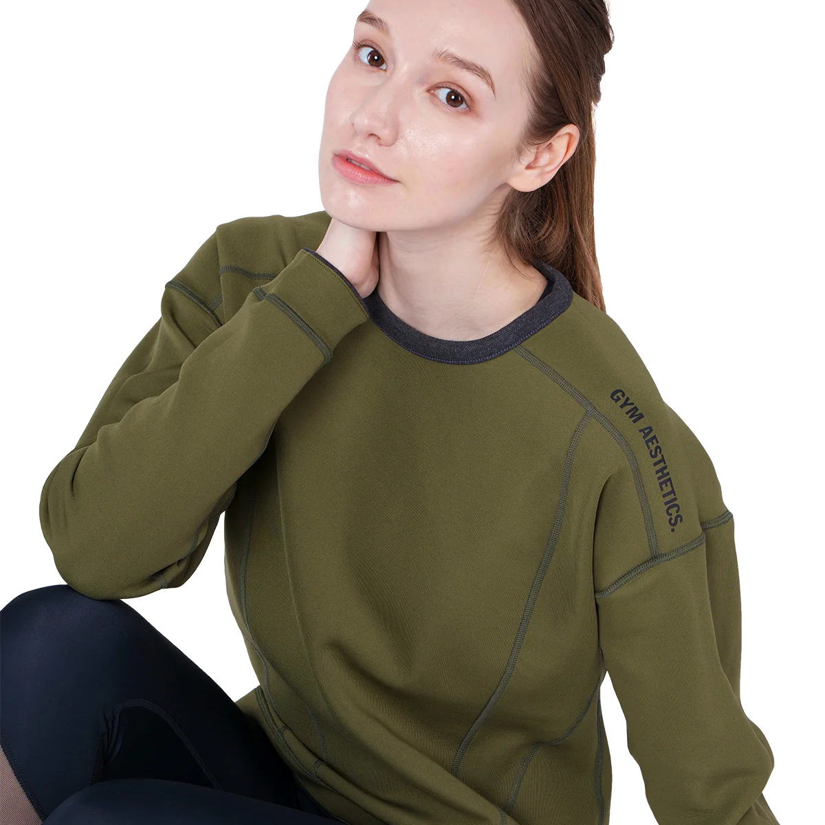 Athleisure Reversible Sweatshirt Pique for Women - Image 42