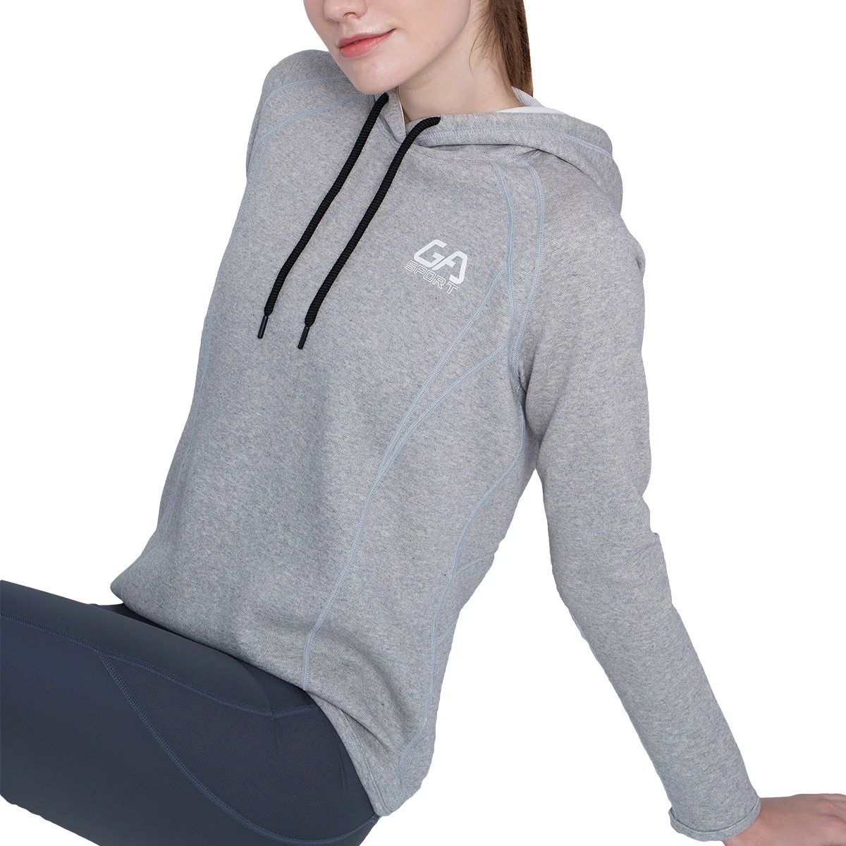 Athleisure Reversible Hoodies Pique for Women - Image 5