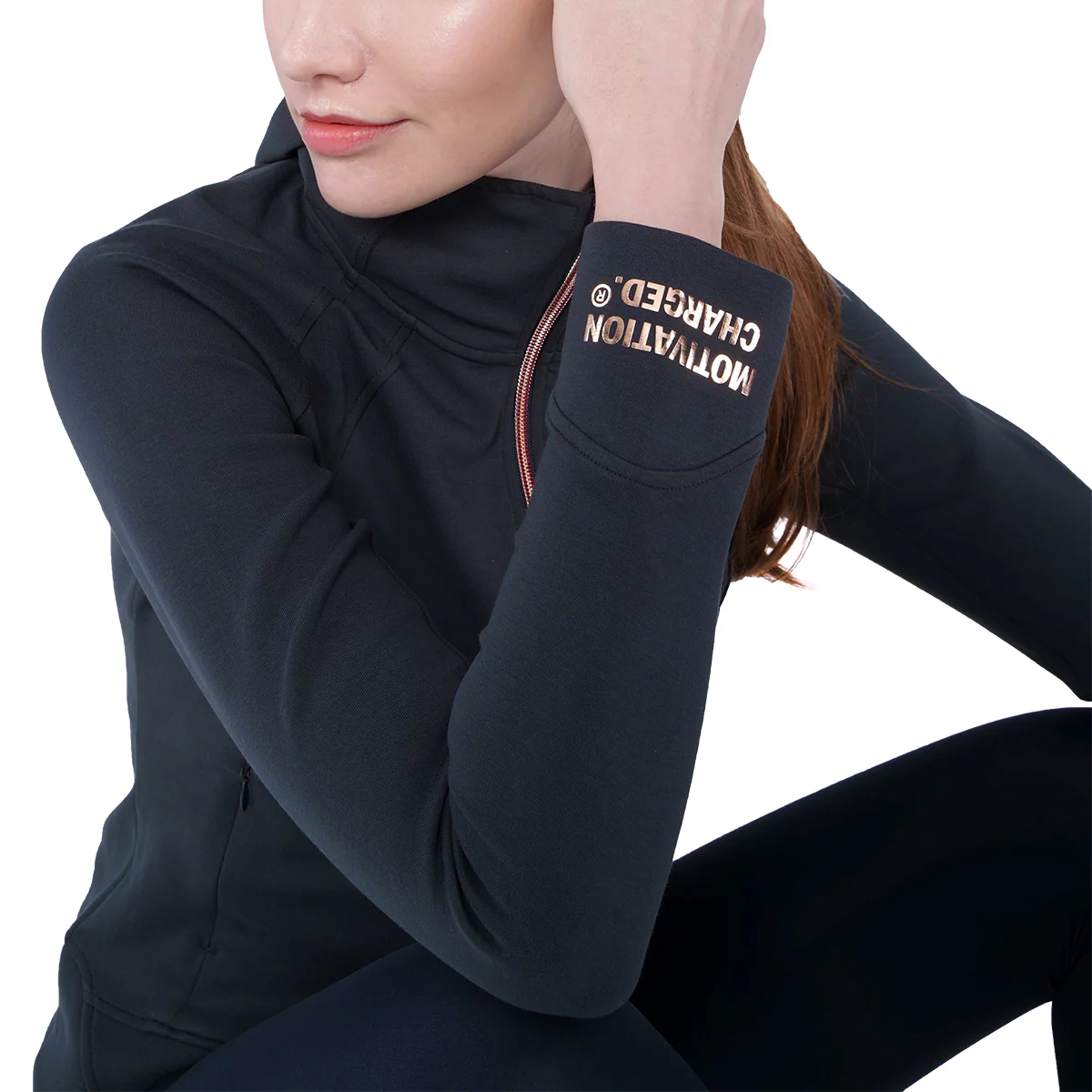 Athleisure Fancy Logo Jacket for Women - Image 21