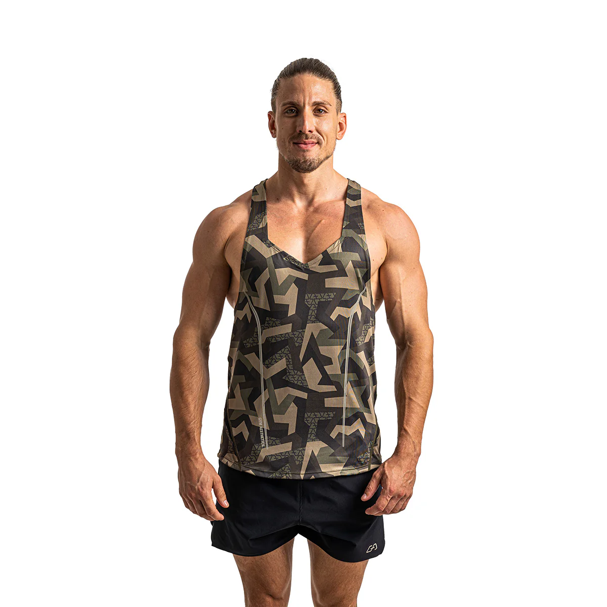 Training Camo Stringer Y Back for Men