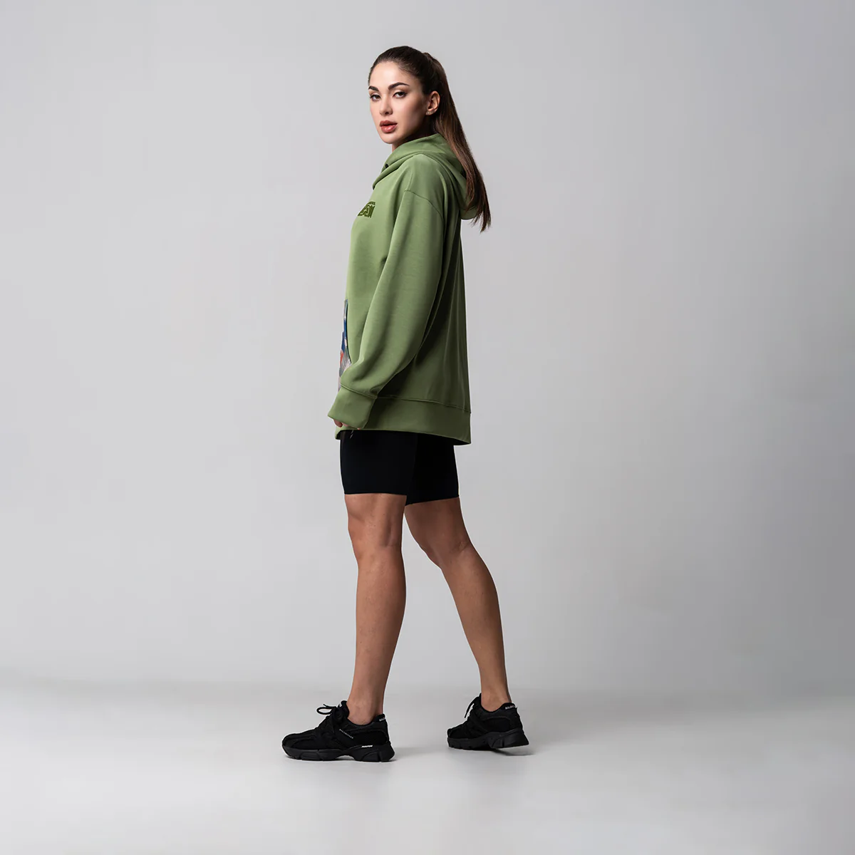 Oversize Everyday Wears flocking print Hoodies Pattern pocket for Unisex - Image 10