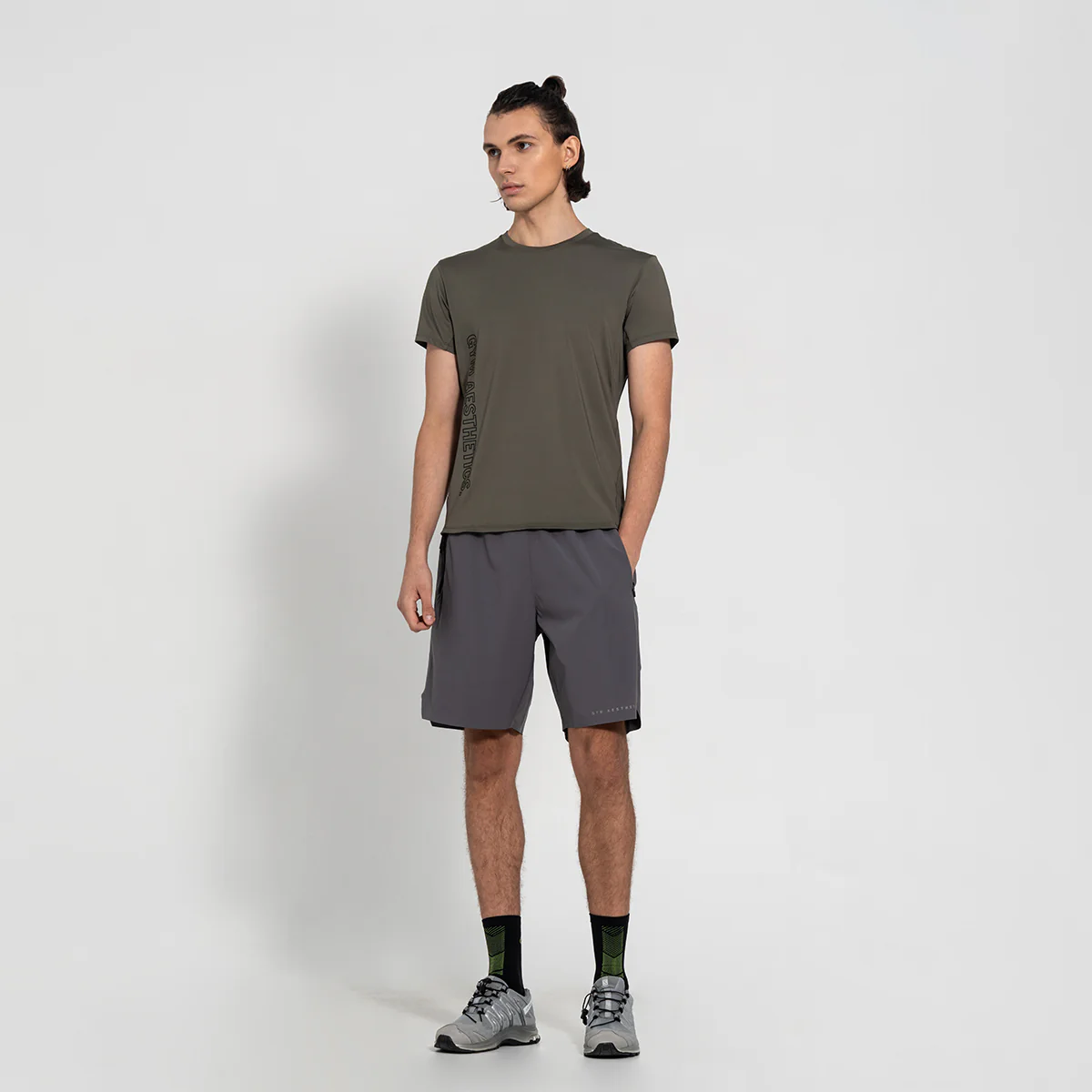 GA Tech Ergonomics Activewear Performance Breathable Mesh Blocking T Shirt for Men - Image 23