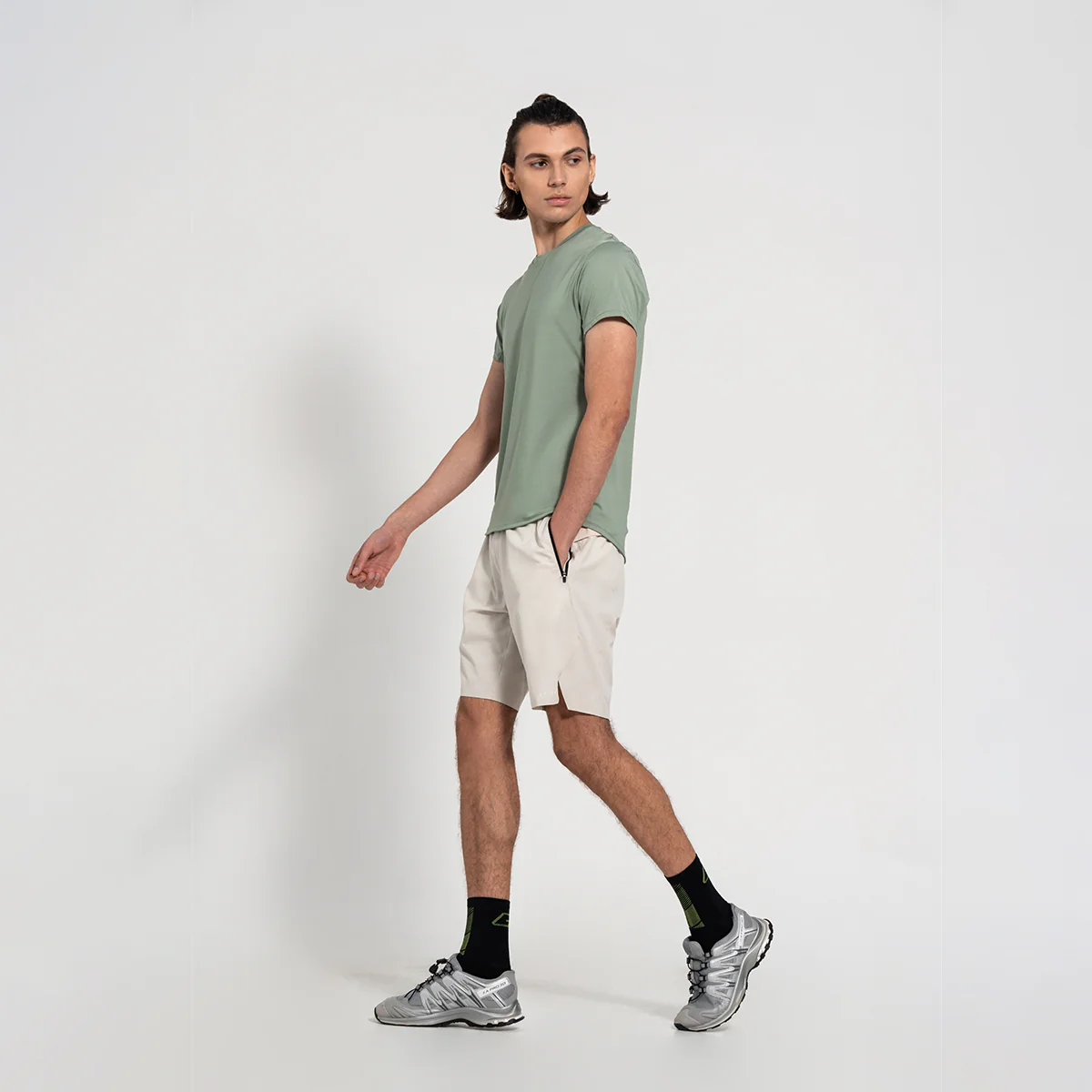 GA Tech Ergonomics Activewear Performance Breathable Mesh Blocking T Shirt for Men - Image 3