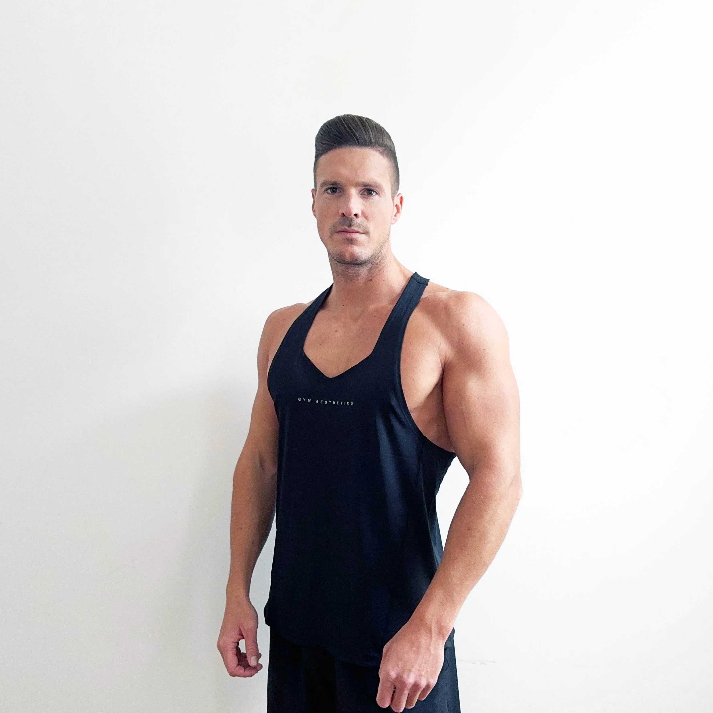 GA Tech Body Builder Essential Stringer Y Back for Men - Image 9