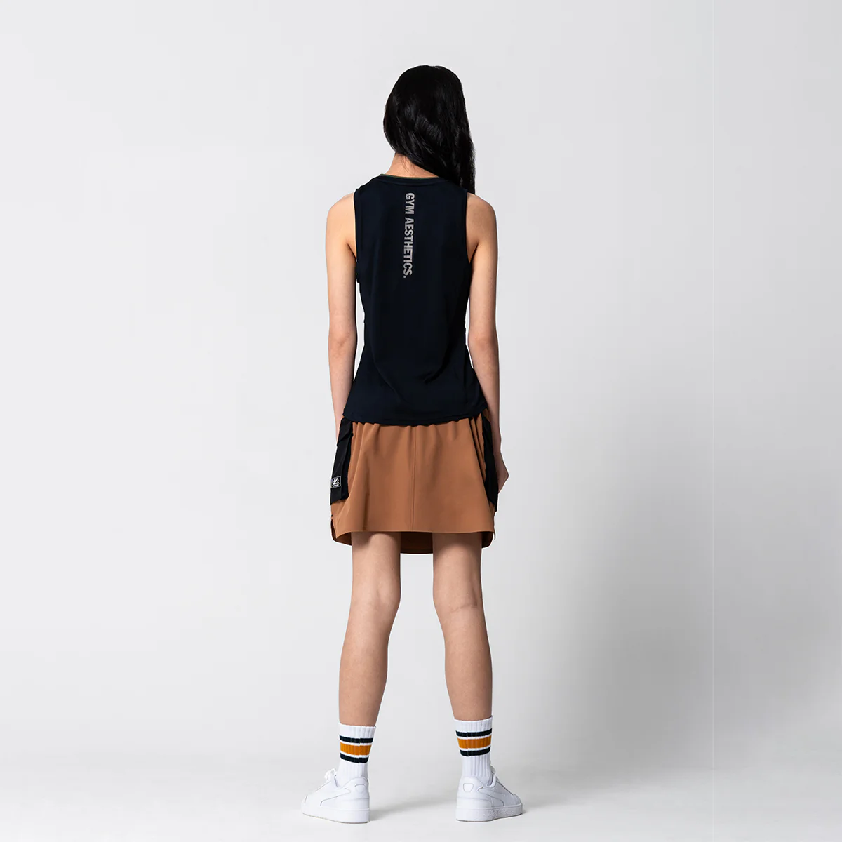 2in1 Color Block Activewear Cargo Skirt for Women - Image 16