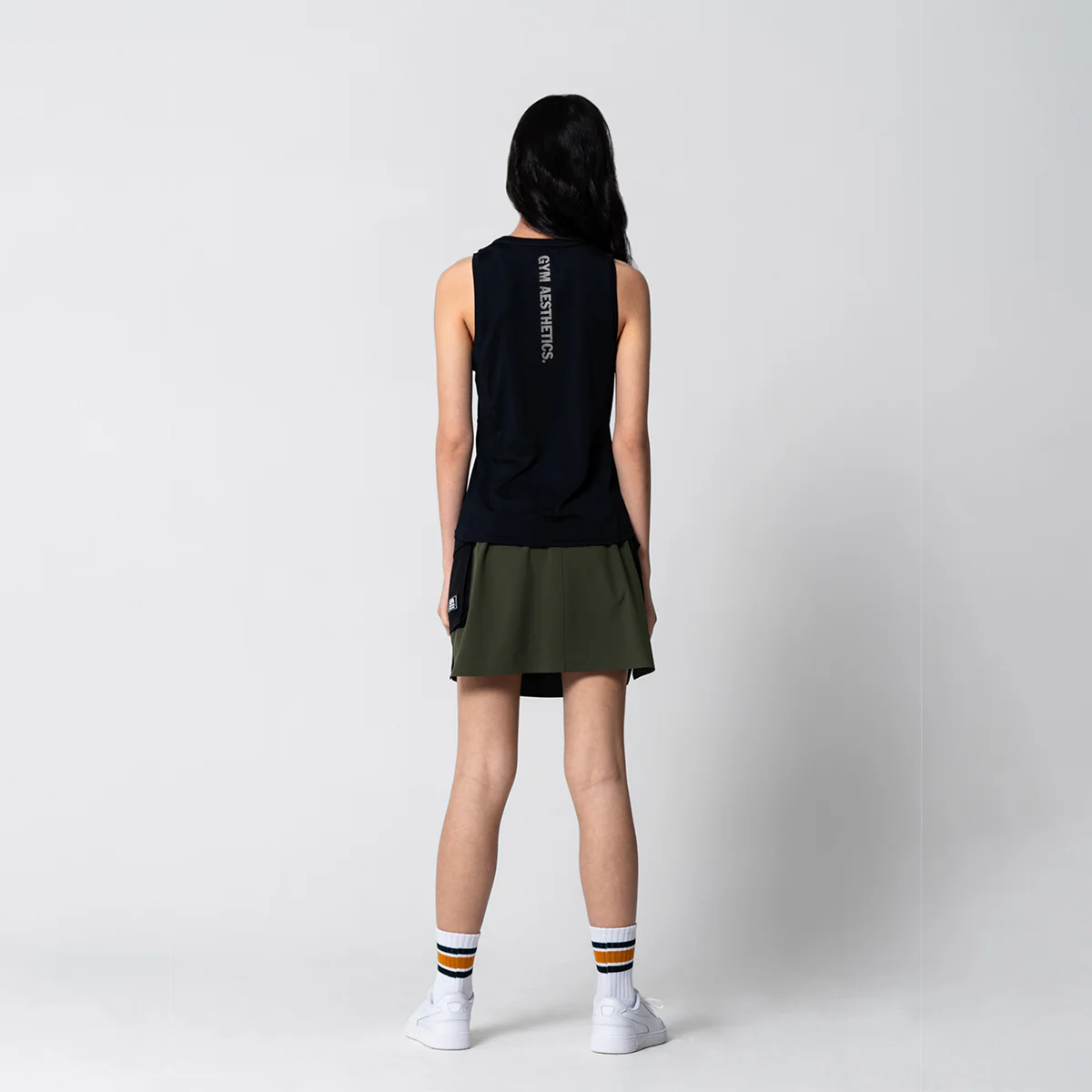 2in1 Color Block Activewear Cargo Skirt for Women - Image 4