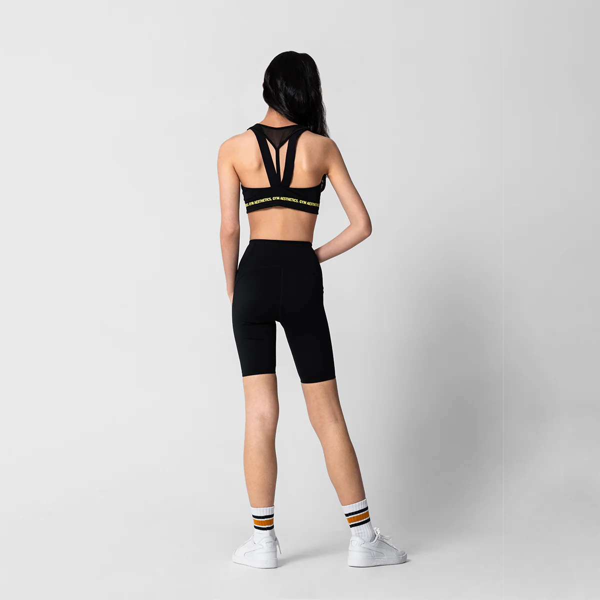 Activewear Mesh Blocking Tight shorts for Women - Image 19