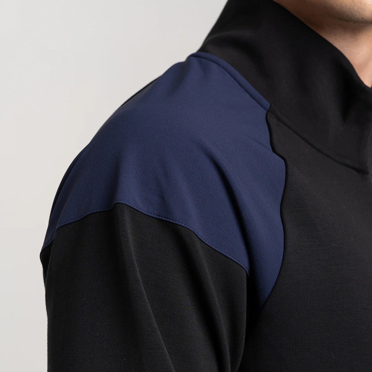 Half zip Athleisure Trendy Hoodies for Men - Image 6