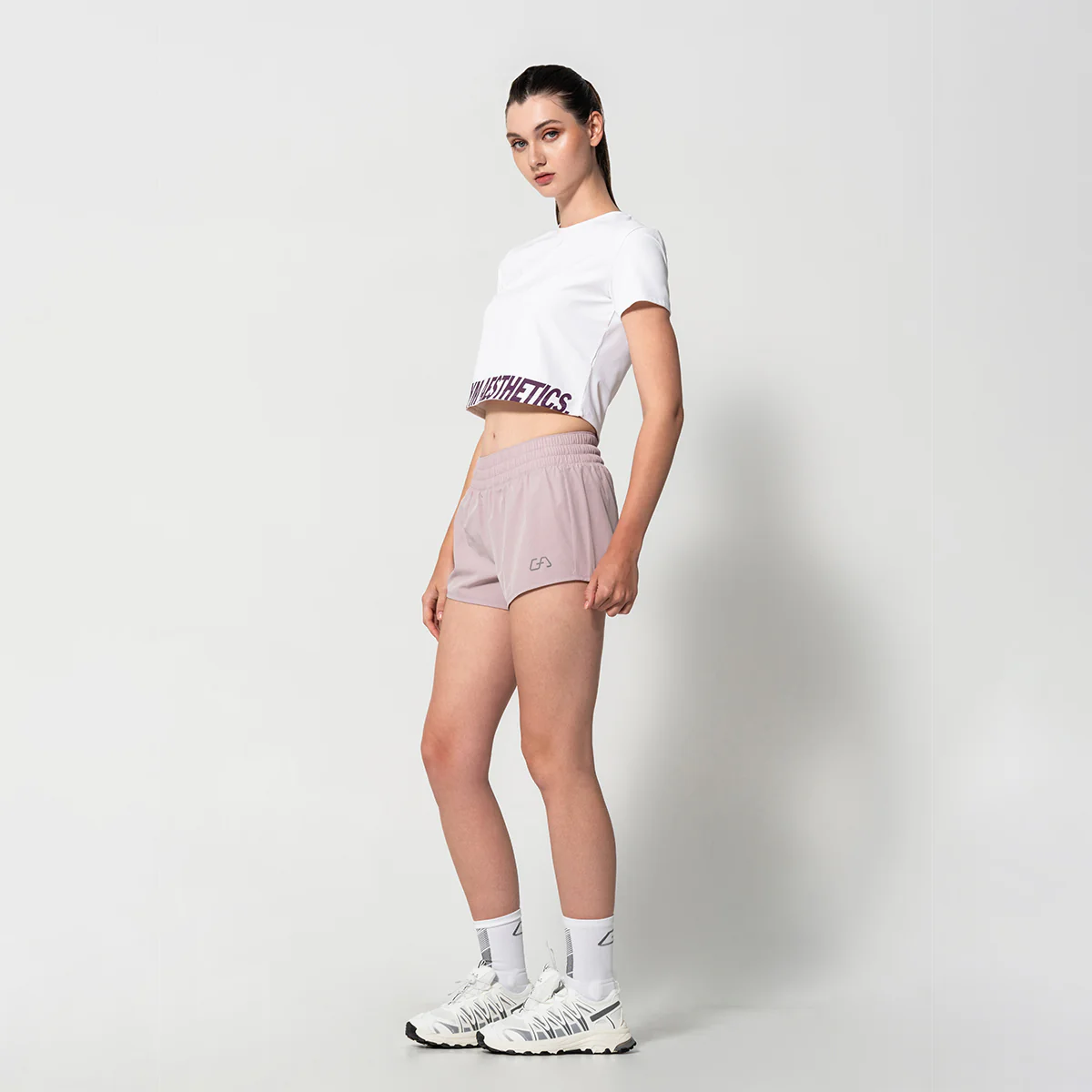 Breathable Activewear Brief-Lined 3 inch Running Shorts for Women - Image 10