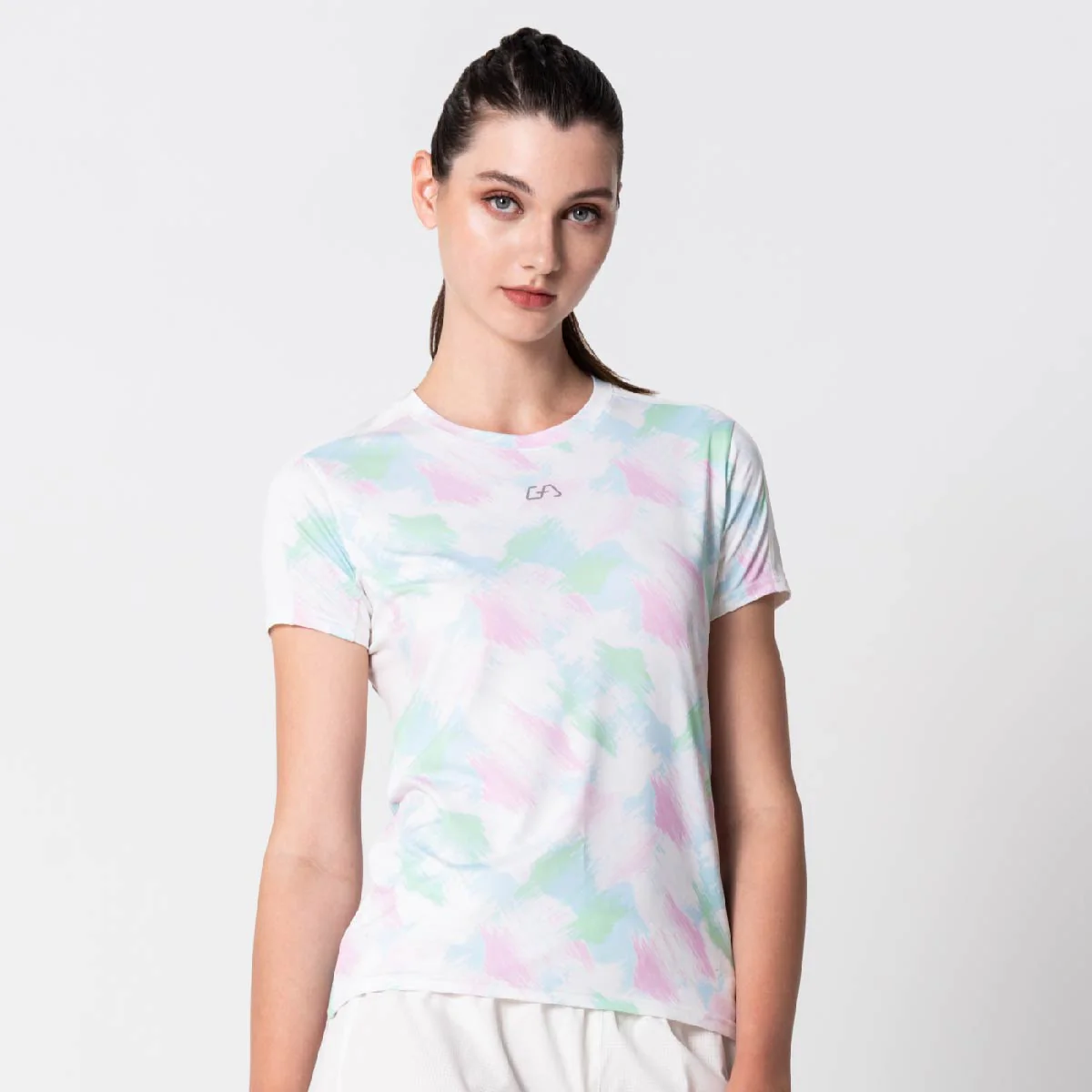 GA Tech Activewear Pattern T Shirt for Women